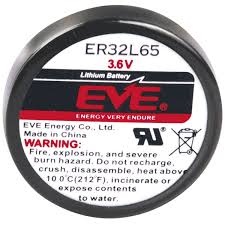EVE ER32L65 1/10D 3.6V 1000 mAh Литиева (Lithium) (Li-SOCl2) Незареждаема